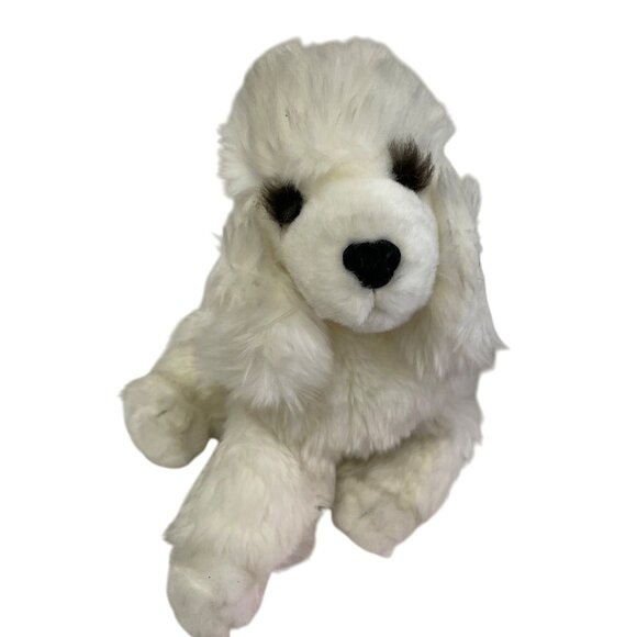 Vintage Dakin Applause White Poodle Plush Stuffed Animal Toy 8" Soft Fluffy Coll - Picture 14 of 16